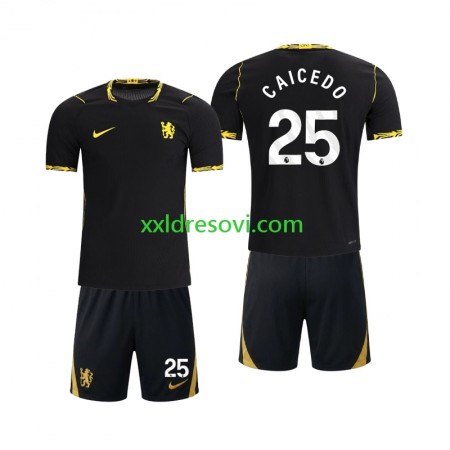 Chelsea Moises Caicedo 25 Gostujući Dječji Nogometni Dres 2026-2027 Chelsea Moises Caicedo 25 Gostujući Dječji Nogometni Dres 2026-2027